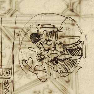 Drawing, Sketches for the Painted Decoration of Ceilings, ca. 1820