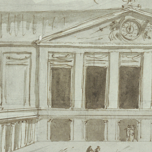 Drawing, Garden house for the Maison di Frascati