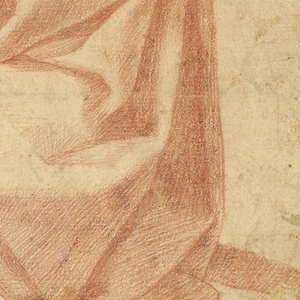 Drawing, Man Holding Pen, 17th–19th century