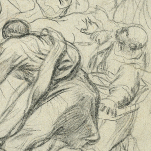 Drawing, Death of the Virgin, 17th–19th century
