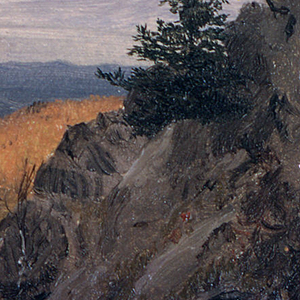 Drawing, Autumn Landscape in New England, 1865