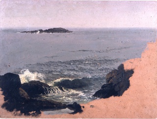 Drawing, "Old Soaker" off Great Head, Mt. Desert Island, Maine