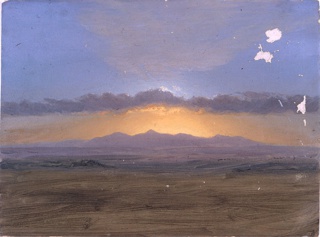 Drawing, Sunset