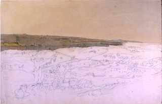Drawing, Jerusalem from the Mount of Olives, Part Two, March 27-31, 1868