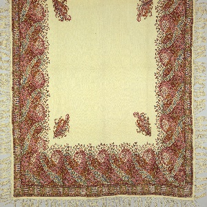 Shawl, ca. 1870