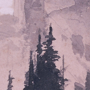 Drawing, Yellowstone, 1871