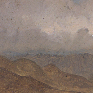 Drawing, Mountainous Landscape, May 1865