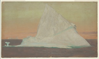 Drawing, Iceberg and Ice Flower, Canada