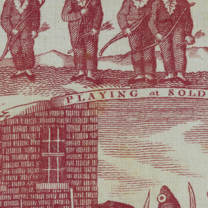 Square, Playing at Soldiers, ca. 1800