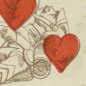 Playing Card, Eight of Hearts, late 19th century