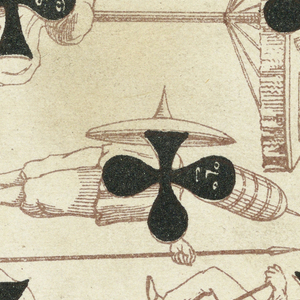 Playing Card, Eight of Clubs, late 19th century