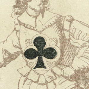Playing Card, Ace of Clubs, late 19th century