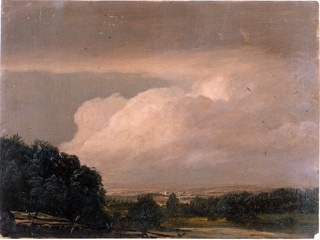 Drawing, Landscape with a Town