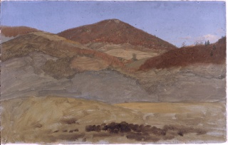 Drawing, Autumn in the Hills