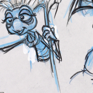 Concept Art, Queen Character Study, A Bug