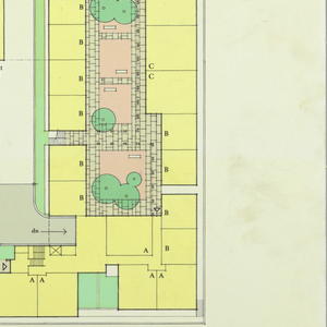 Drawing, Site Plan of Residences, Park Regency Condominium, Houston, Texas, USA, June 1981