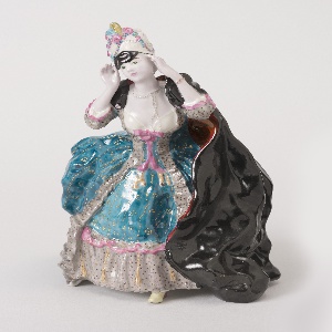 Lady Removing Her Mask Figure, 1905–06
