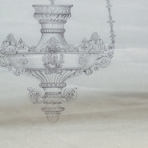Drawing, Light fixture