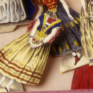 Print, Jenny Lind Paper Doll Costume, Singer in Concert-Toilette, ca. 1850