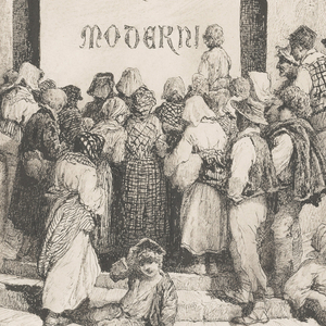 Drawing, Title-page for an Album of Drawings, "Disegni originali di artisti moderni", ca. 1880–1920