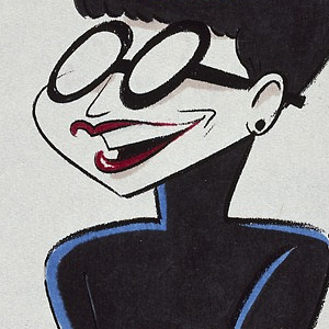 Concept Art, Edna Mode Costume Study, The Incredibles, 2004