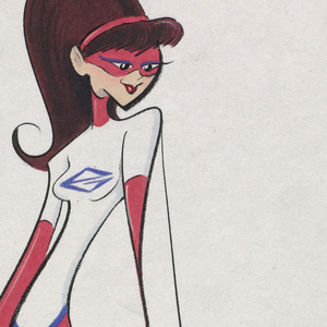 Concept Art, Elastigirl, The Incredibles, 2004