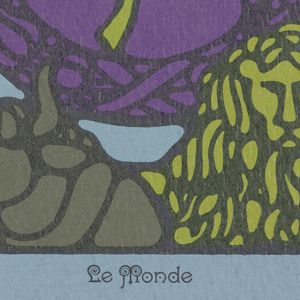 Card, "XXI, Le Monde" from Linweave Tarot Deck, 1967