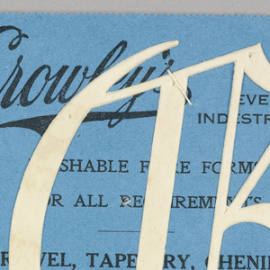 Embroidery Form, Crowley