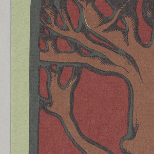 Card, "XII, Le Pendu" from Linweave Tarot Deck, 1967