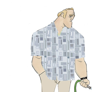 Concept Art, Bob Color Study, The Incredibles, 2004