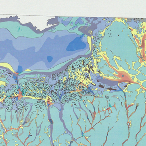 Map, Map Glacier>Hudson