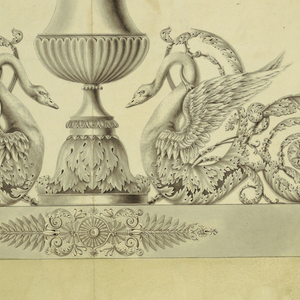Drawing, Design for Metal Frame, 1825–35