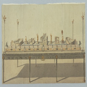 Drawing, Design for a Surtout de Table (Centerpiece), 1780–90