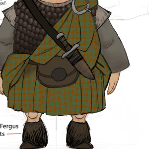Model Packet, Lord MacGuffin Cloth, Brave, 2012