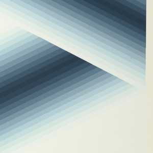 Print, Blue Gradations