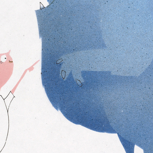 Concept Art, Sullivan and Boo, Monsters, Inc., 2001