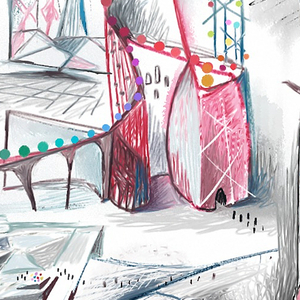 Concept Art, Mind World, Inside Out, 2015