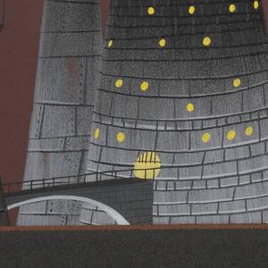 Concept Art, Monster City, Monsters, Inc., 2001