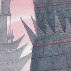 Concept Art, Monster City, Monsters, Inc., 2001