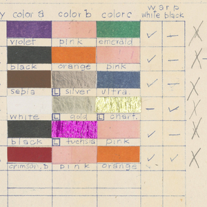 Collage, Textile Design: Pattern Series no. 130, May 9, 1954