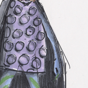 Concept Art, Boo in Costume, Monsters, Inc., 2001