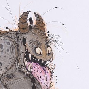 Concept Art, Sullivan and Boo, Monsters, Inc., 2001