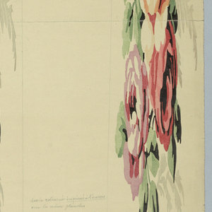 Drawing, Mise en Carte for a Woven Textile, 1919