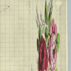 Drawing, Mise en Carte for a Woven Textile, 1919