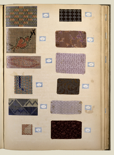 Master Weaver's Thesis Book, Systeme de la Mecanique a la Jacquard