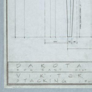 Drawing, Design for Vik-ter Chair, 1991