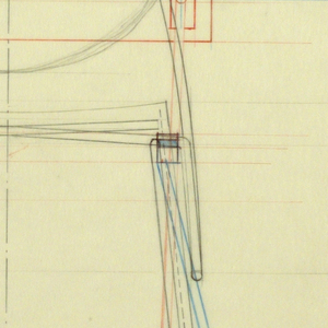Drawing, Design for Vik-ter Chair, 1991