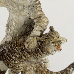 Cat and kitten Figure, late 19th–early 20th century