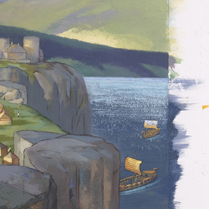 Concept Art, Castle Dunbroch, Brave, 2012