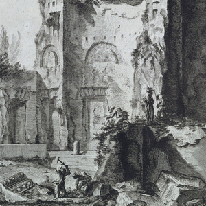 Print, Temple of Venus in Rome, after 1759